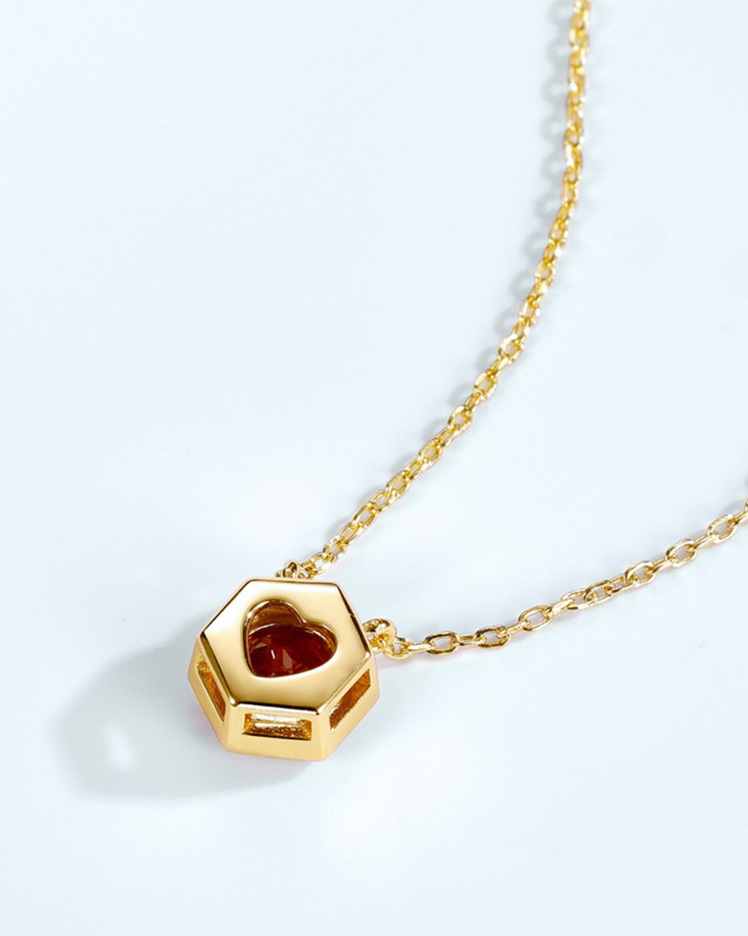 April Birthstone Necklace – Moissanite