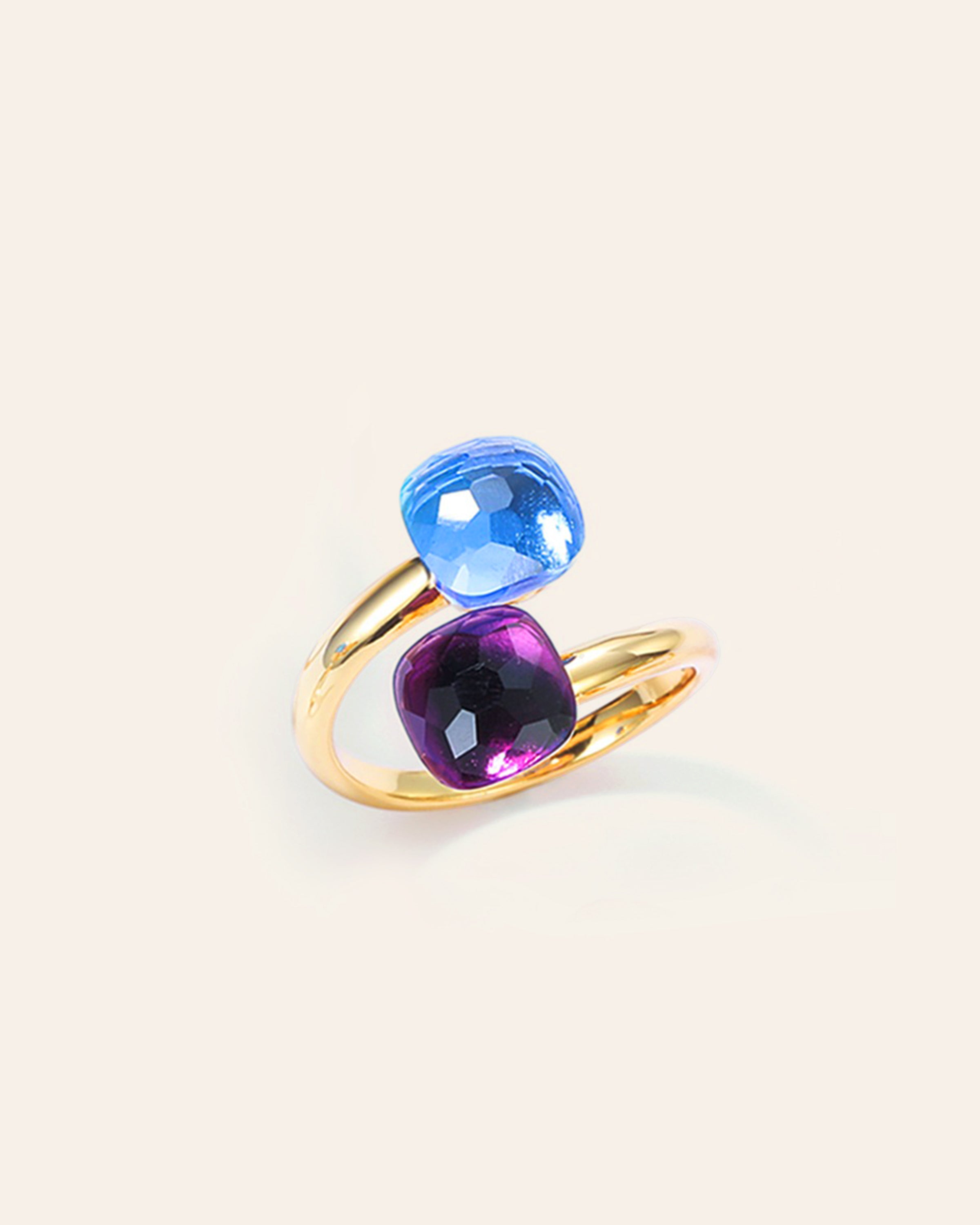 Azure Twilight Gemstone Ring