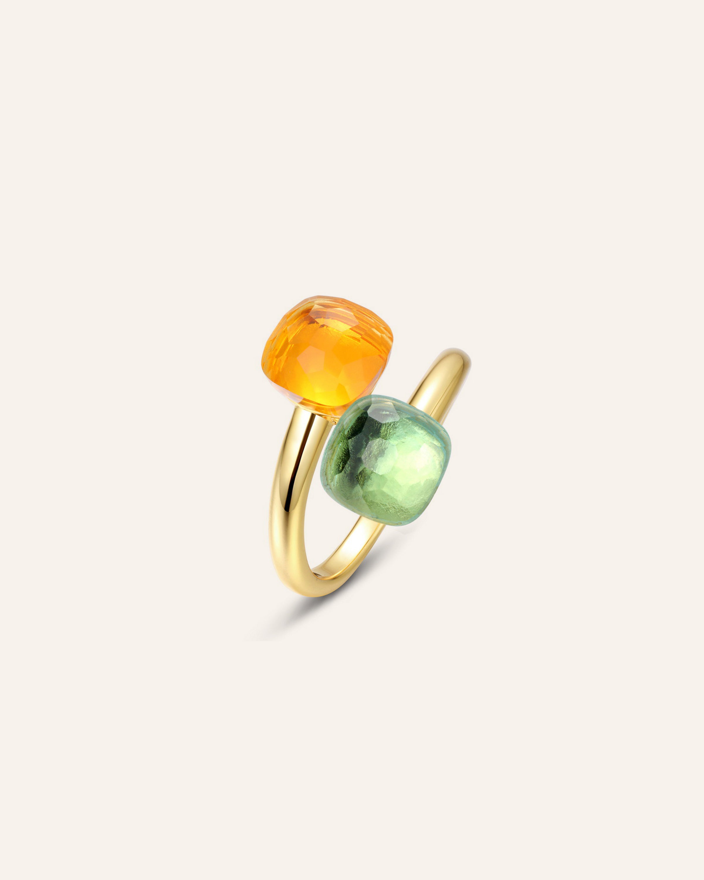 Luminous Horizon Gemstone Ring