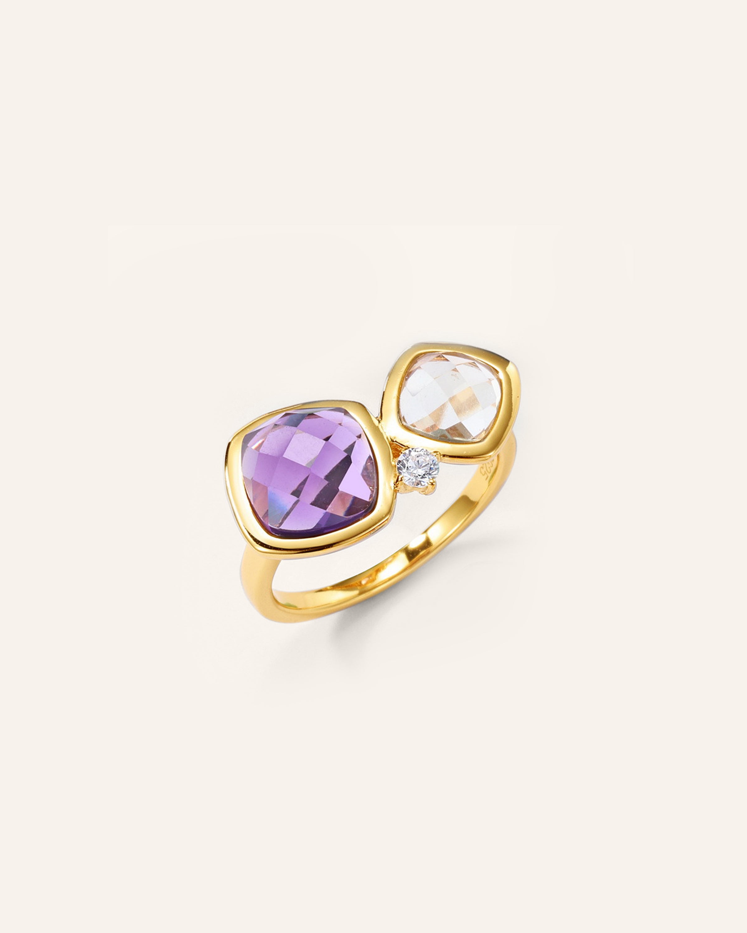 Ethereal Glow Gemstone Ring