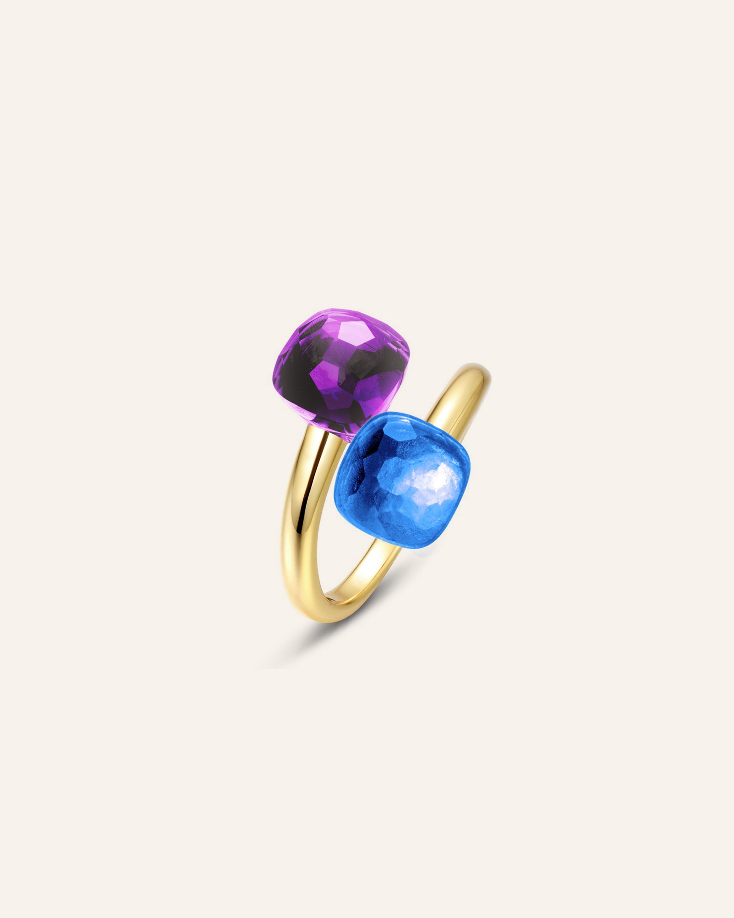Azure Twilight Gemstone Ring