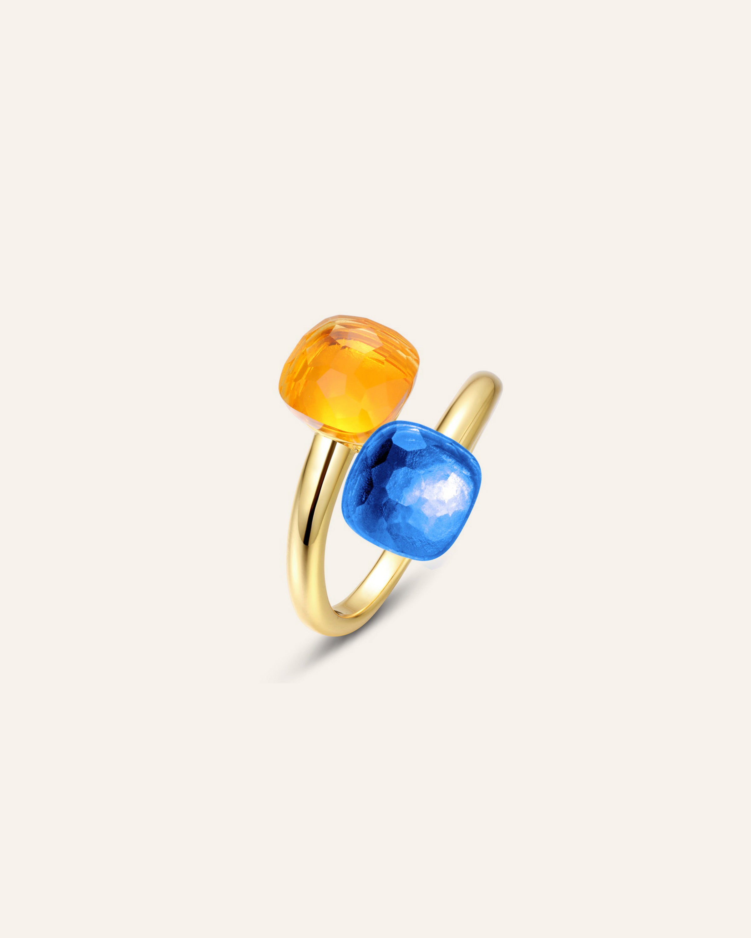 Sunlit Ocean Gemstone Ring