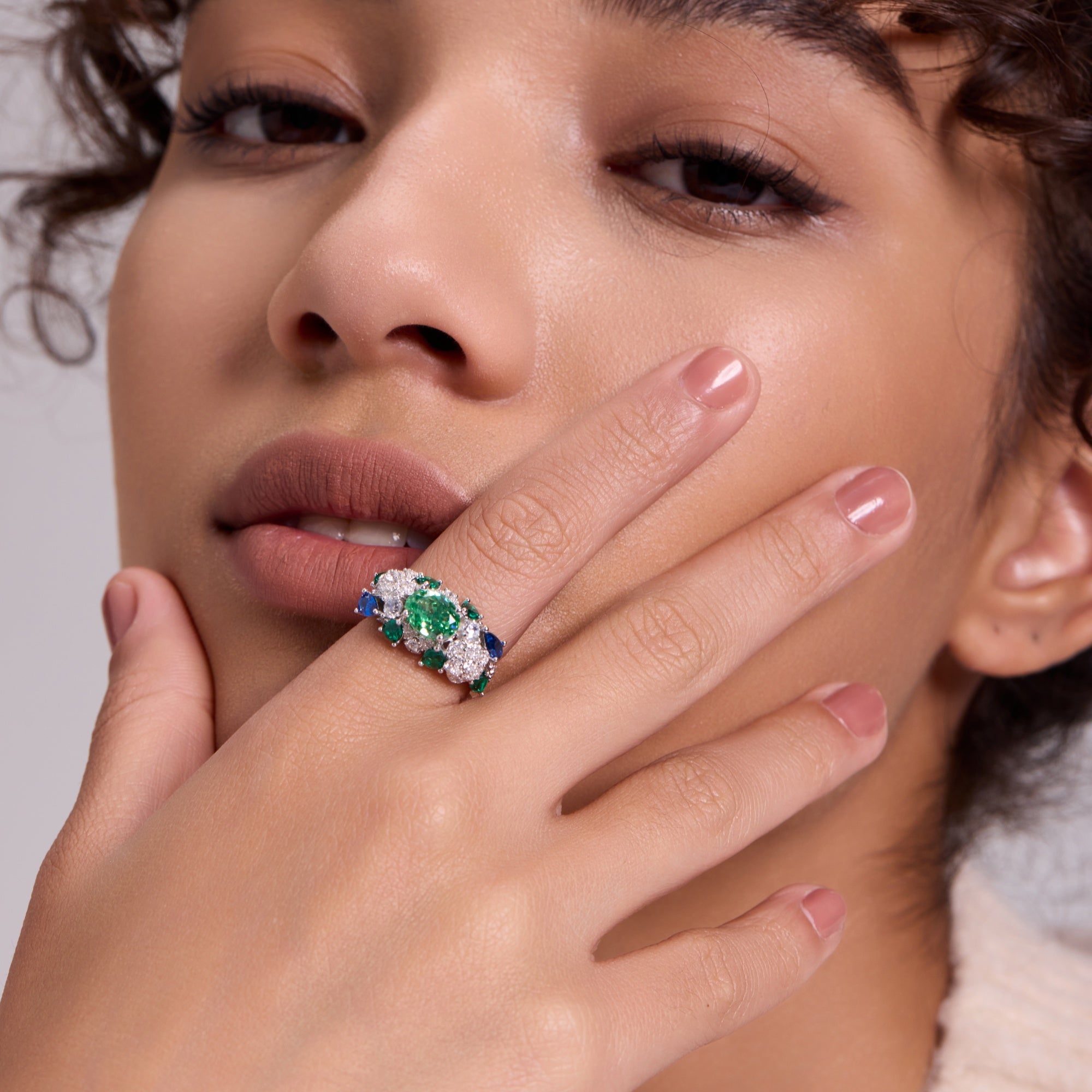 3-carat Cocktail Ring - Floral Bloom